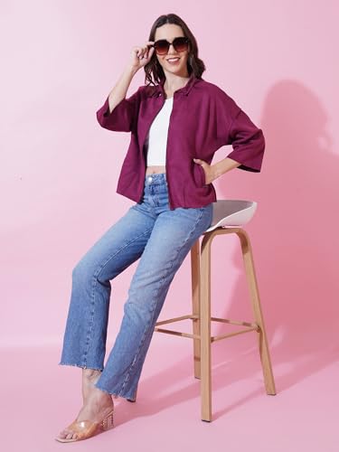 Image of 9 Impression Women's Printed Bomber Jackets | Full Zipper Regular Jacket | Casual Sweatshirt | Oversized Jackets for Women | Outdoor Office Wear Winter Jackets
