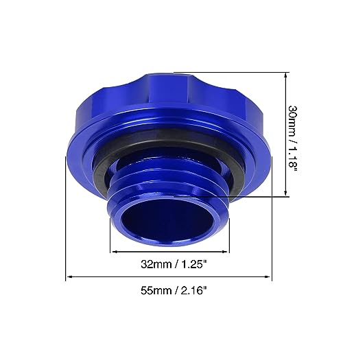 Tapa de llenado de aceite en aluminio azul que mejora la estética de tu Civic EG 4