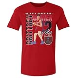 500 LEVEL Brittney Griner Atlanta Dream Shirt - Brittney Griner Atlanta Dream Player Number WHT (Red, Small)