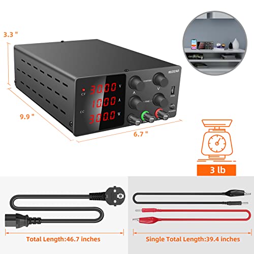 Alimentatore Da Banco Buck-boost Regolabile 6-36V / 5-30V – Modulo Convertitore 35W/80W Con Protezioni Multiple, Per Laboratorio E Fai-da-te, Display Preciso 0,01V