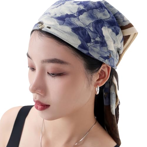 Head Scarf for Women 26 x 26 inches No Slippery Square Scarf for Hair Wrap, Night and Sleep4