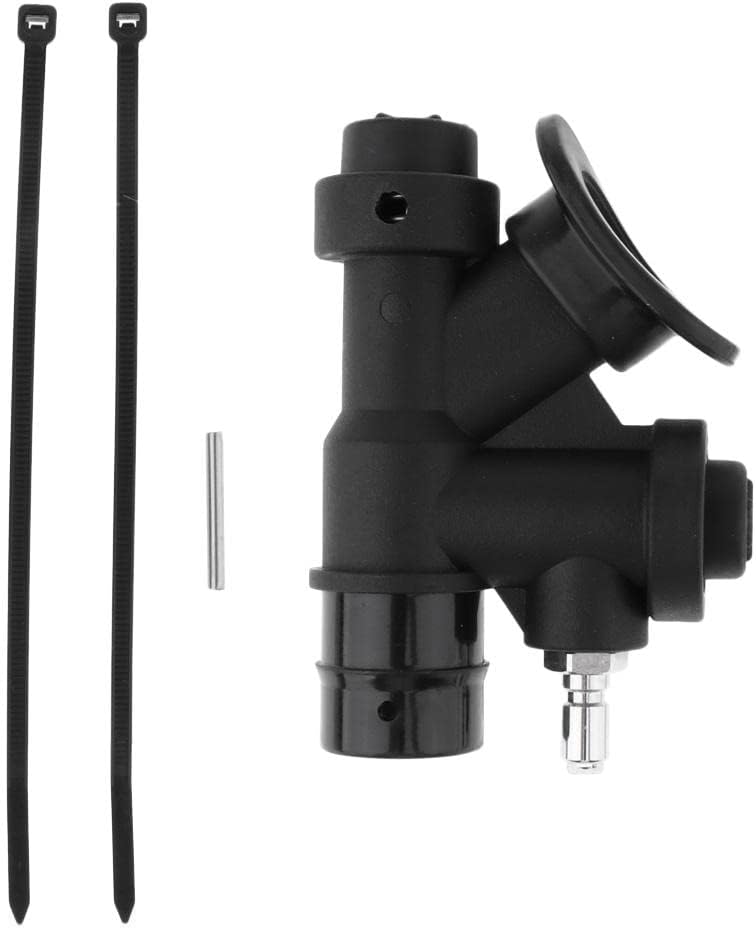 Dive Smart with Scuba Diving BCD Valve Inflator: Weight & Power Inflator for Underwater Adventure Enthusiasts, 10x7x3cm, Black