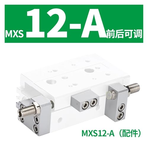 Cilindro neumático de mesa deslizante MXS12 para guiado de alta precisión 3