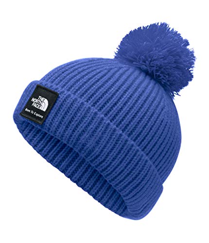 THE NORTH FACE Baby Box Logo Pom Beanie, TNF Blue, XS