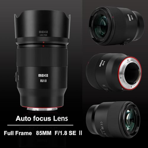Image of Meike 85mm f1.8 SE II Full Frame STM High Resolution 8K Auto Focus Medium-telephoto Lens Fixed Prime Portrait Lenses for Sony E Mount Mirrorless Cameras A9 A7II A7RII A7 A7R3 A7R4 A7IV A7C A7SIII