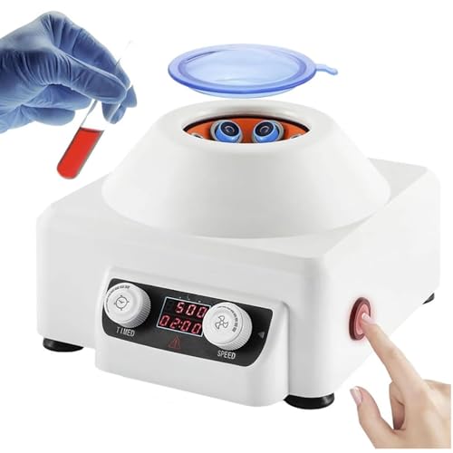 Centrifugeuse électrique de laboratoire portative à 6 tubes 60 min