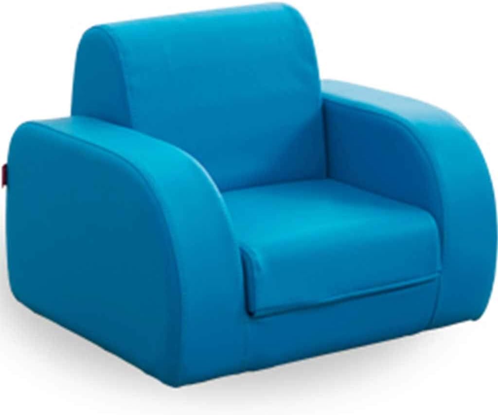 Couch Small Sofa Seats in The Bedrooms for Boys and Girls Nursery Three-Purpose Backrest Armchair Suitable for Under 4 Years Old Load-Bearing 50kg (Color : Green Size : 405500cm) (Light Blue 40*45*5