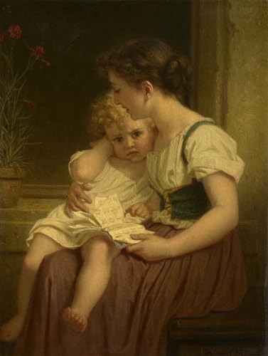 Affiche Toile Mère et enfant pour sublimer le salon ou une chambre parentale élégante