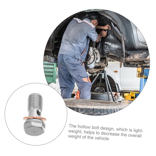 Tornillos de disco de freno de acero inoxidable para cilindro maestro de coche hueco 7