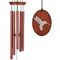 Hummingbird Outdoor Wind Chimes - 33" Tall, Tuned Melody, Memorial Gift for Mom/Grandma, Weather-Resistant, Perfect Decoration for Patio, Garden, Yard & Indoors
