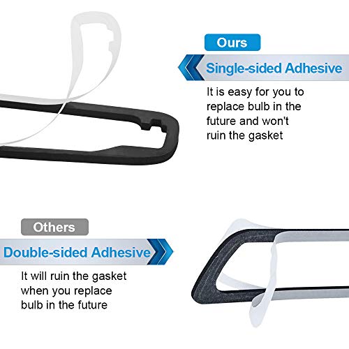 Mbuydiy 3Rd Third Brake Light Gasket Seal Compatible With 1999-2006 Chevy Silverado 1500 2500 3500 Gmc Sierra 1500Hd 2500Hd 3500Hd High Mount Stop Lamp Assembly, Single-Sided Adhesive #TOP1
