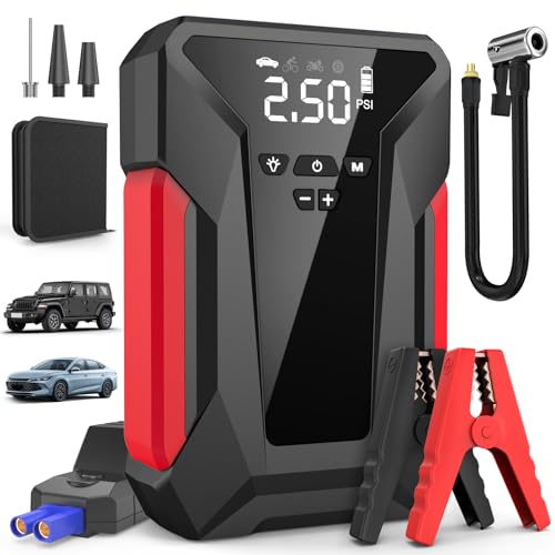 Jump Starter with Air Compressor,4000A...