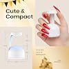 Beetles Mini Uv Light for Gel Nails Flash Curing Innovative with Smart Sensor for Easy and Fast Extension System, Portable Manicure Uv Led Light for Gel Nail Polish Diy