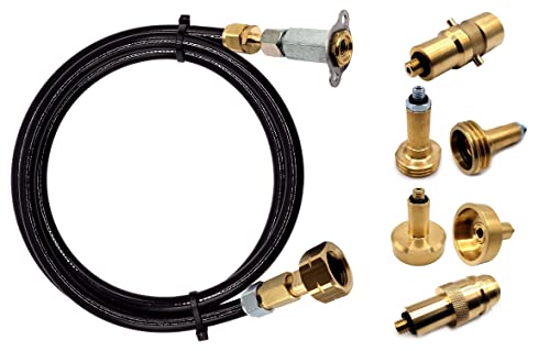 Gomet LPG GPL European Propane Gas Bottle Refill Set for All Euro...