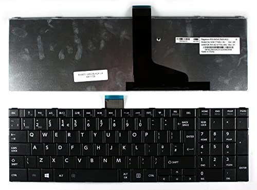 Clavier ordinateur portable Toshiba Satellite Pro C850 noir remplacement PC