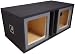 Car Audio Dual 15" Vented Square Paintable Sub Box fits Kicker L7 Subwooofer