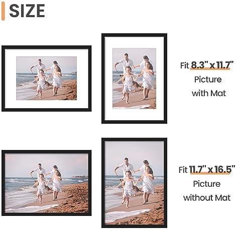upsimples A3 Picture Frame,Black, 1 Pack — view 2