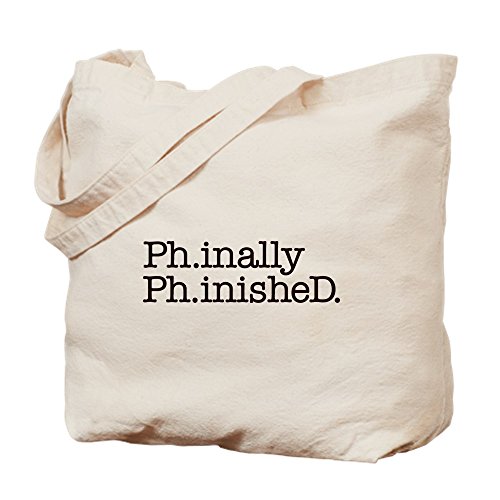 CafePressu00a0u0096u00a0PHD Graduado de doctoradou00a0u0096u00a0Gamuza de bolsa de lona bolsa, bolsa de la compra