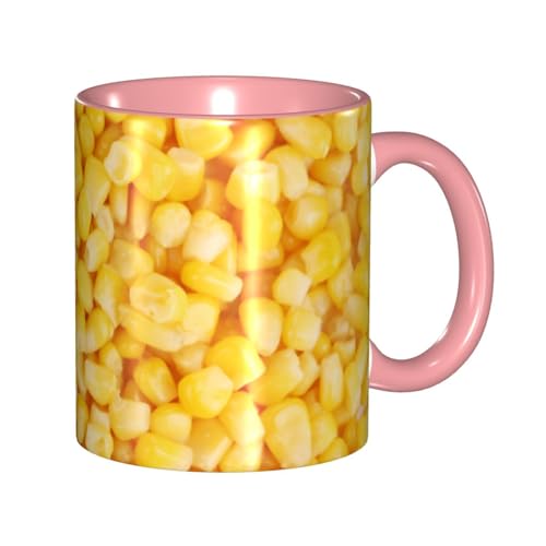 マグカップ とうもろこし柄 創意 コーヒーカップ 330ml 陶器 食器 おしゃれ 男女兼用 ミルクコップ コーヒー ティー オフィス 家庭用 誕生日 贈り物