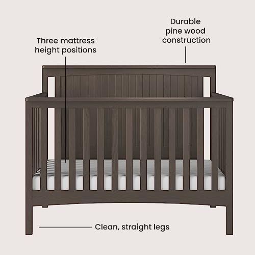 Child Craft Scout 4-In-1 Convertible Baby Crib, Converts From Crib To Toddler Bed, Day Bed And Full Bed #TOP3
