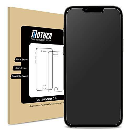 Mothca Matte Glass Screen Protector for iPhone 14 Anti-Glare & Anti-Fingerprint Tempered Glass Clear...