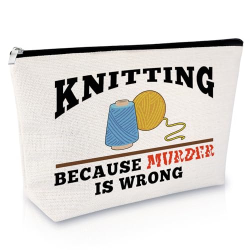 Knitting Makeup Bag