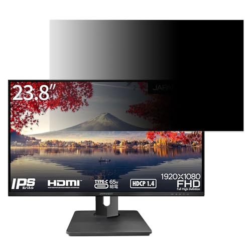 JAPANNEXT JN-HSP238IPSFHD-C65W 23.8�C���` 16:9 �Ή� �`�����h�~�t�B���^�[ �v���C�o�V�[�t�B���^�[ �u���[���C�g�J�b�g ���˖h�~ PC �p�\�R�� ���j�^�[ �̂������h�~ ��ʕی�t�B���� �ی�V�[�g ���E�ȒP ���ʎg