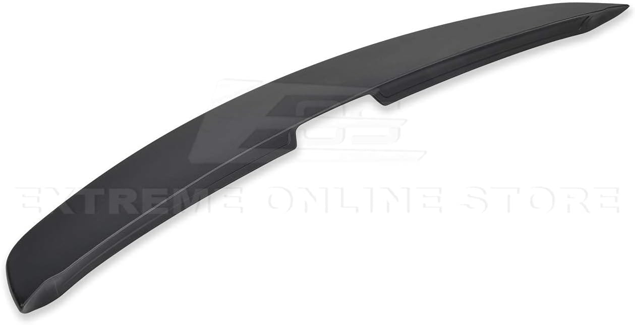 Replacement for 1990-1997 Mazda Miata MX5 MX-5 NA | KG Works Style ABS Plastic Primer Black Rear Trunk Lid Wing Spoiler