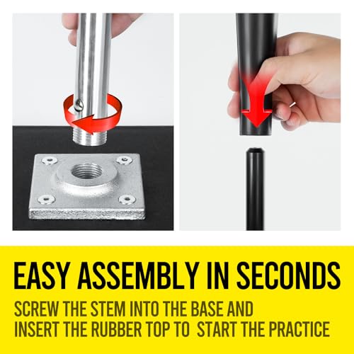 image for PLAYAPUT Baseball Batting Tee, Height Adjustable 20-27 inch for Kids a