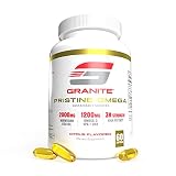 Granite® Pristine Omega (60 Softgels, Citrus Flavor) High Potency Omega-3 2000mg Norwegian Fish Oil,