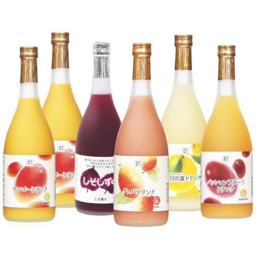 驚きの果実感! 宮崎果汁オススメセット(720ml×6本) [宮崎県串間市]
