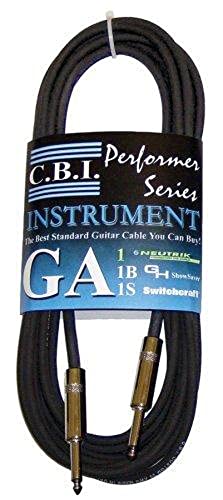 CBI CABLES CBI GA1 1/4" to 1/4" Guitar Instrument Cable, 15 Feet image 2