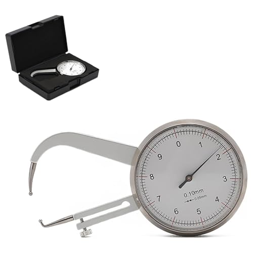 Calibrador para grosor de lentes de 0-10 mm en acero inox. miniatura 1