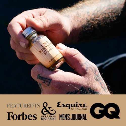 Image of TBB Lone Stranger Classic Beard Oil - Amber, Coffee, Clove & Coriander Scent - Premium Conditioning Oil for Soft, Healthy Beards, 1 oz