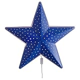  IKEA Kinder Wandleuchte Smila 5 Motive - Blume, Herz, Stern, Mond, Käfer (Stern)