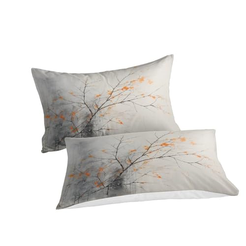 Housses de couettes 200x200 cm lit double microfibre grise