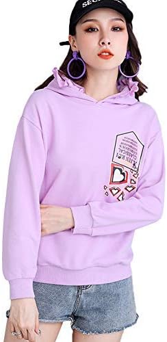 Jpバレンタインデー レディース パーカー フード付き 長袖 秋冬 トップス スウェット 可愛い メーカー再生品 フリル ゆったり 柄プリント カジュアル プルオーバー 森ガール系 トレーナー