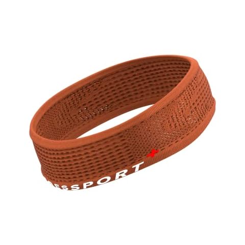 Compressport Thin Headband On/Off Bandana, Orangeade, One Size Cover