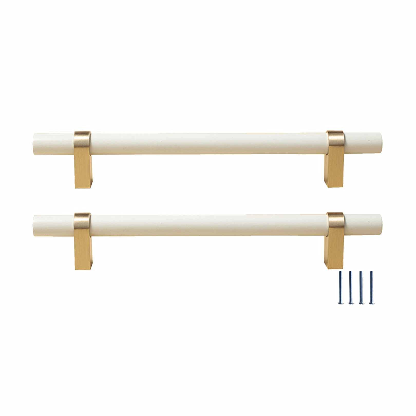 Poignées de rechange 160mm en laiton blanc pour réparer vos tiroirs creux