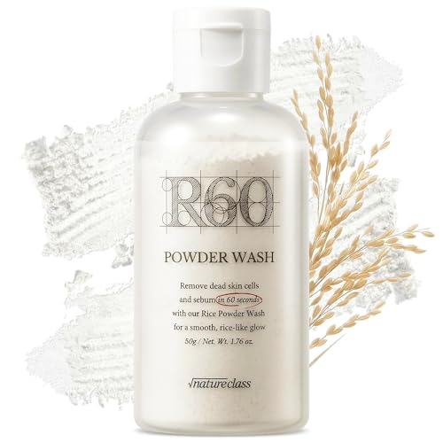 R60 Rice Enzyme Face Wash Powder – Exfoliating Facial Cleanser wi...