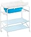 ZWJ Table à Langer Table À Vaisselle Portable Baby Girl Garçon Bath Bath Bath Station Unités De Massage Stockage, Organisateur De Pépinière Portable Pliable for Le Nourrisson (Color : Blue)