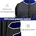 goprety Deluxe Doctoral Graduation Gown Hood Tam 8 Sided Package with Gold Piping Unisex