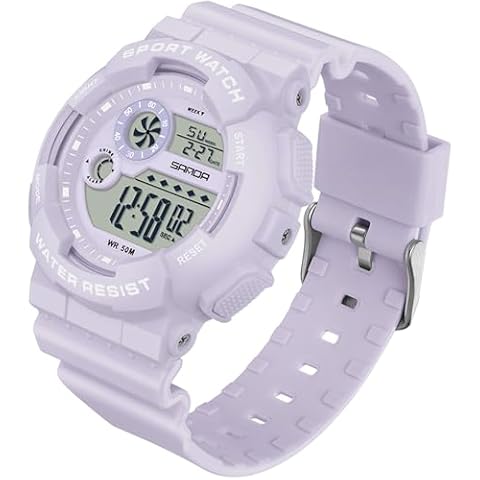 findtime Women's Waterproof Sport Digital Watch Cover