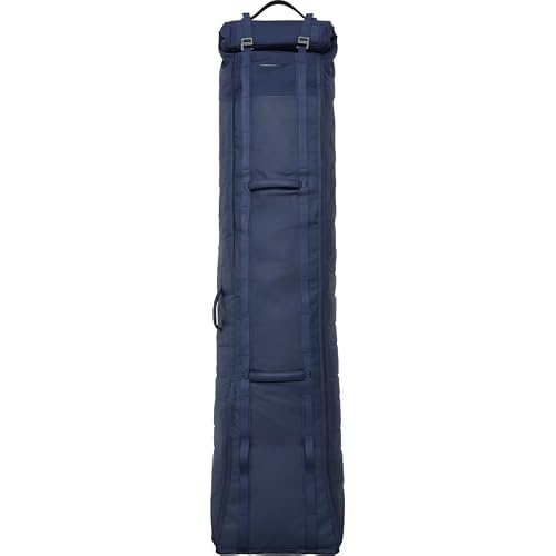 Db Journey Snow Roller Pro Bag - Ski & Snowboard Bag with Wheels, Adjustable Length, Fits Helmet & Skis or Snowboard, Padded, Roller Bag Attachment, 127L - Blue Hour