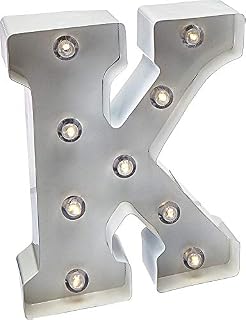 Darice Metal Marquee Letter, Acrylic, Multicolour, 26.41x20.06x5.08 cm