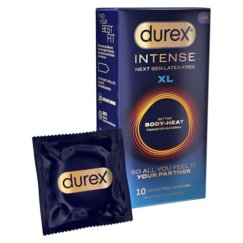 Durex Intense Next Gen Latex-Free XL Condoms 10 pack
