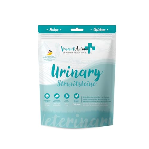 Venandi Animal Vet - Premium Trockenfutter für Katzen - Diät - Urinary - Struvitsteine - Huhn, 1er Pack (1 x 0,3kg), getreidefrei Venandi Animal Vet - Premium Trockenfutter für Katzen - Diät - Urinary - Struvitsteine - Huhn, 1er Pack (1 x 0,3kg), getreidefrei
