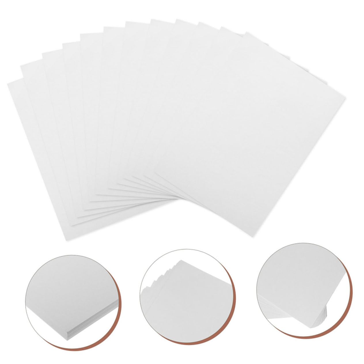 Aquarellpapier für Studenten 100 Blatt Dickes Weißes Malerpapier | Glatte Oberfläche, Robustes Papier für Aquarellzeichnungen, Geeignet für Vielseitige Maltechniken