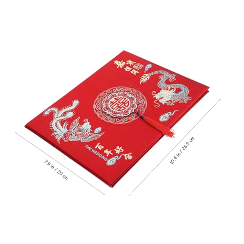 Libro de recuerdos elegante para fiesta de bodas tradicional 3