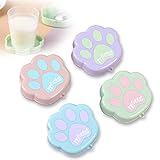 Vasos plegables, Taza Plegable, taza camping, Taza de Agua Plegable, Taza de Viaje para Picnic, vasos reutilizables, Taza Plegable de PP, adecuado para exteriores, senderismo, viajes (4 piezas)